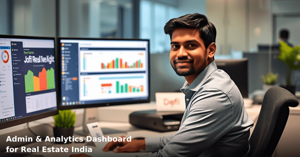 Admin & Analytics Dashboard for Real Estate India