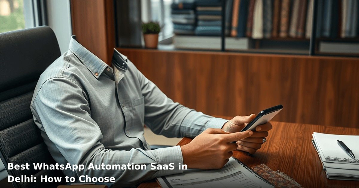 Best WhatsApp Automation SaaS in Delhi: How to Choose