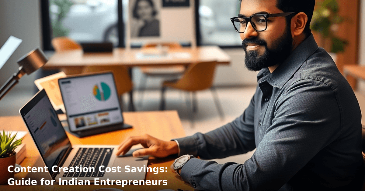 Content Creation Cost Savings: Guide for Indian Entrepreneurs