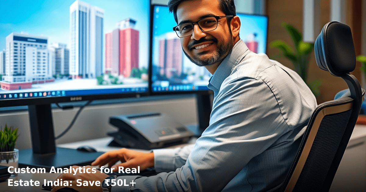 Custom Analytics for Real Estate India: Save ₹50L+