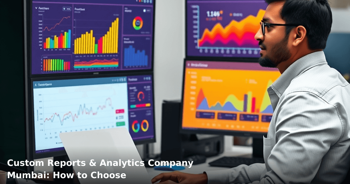 Custom Reports & Analytics Company Mumbai: How to Choose