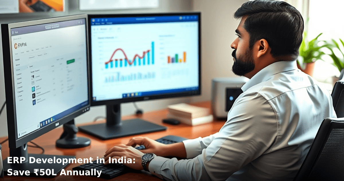 ERP Development in India: Save ₹50L Annually