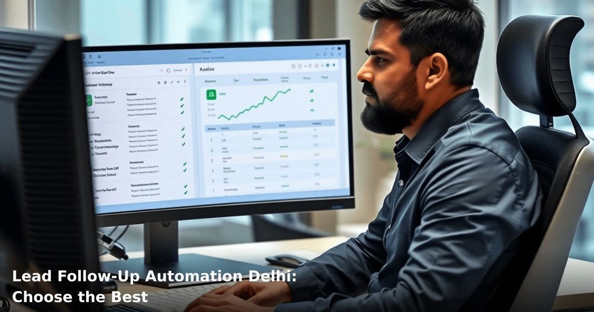 Lead Follow-Up Automation Delhi: Choose the Best