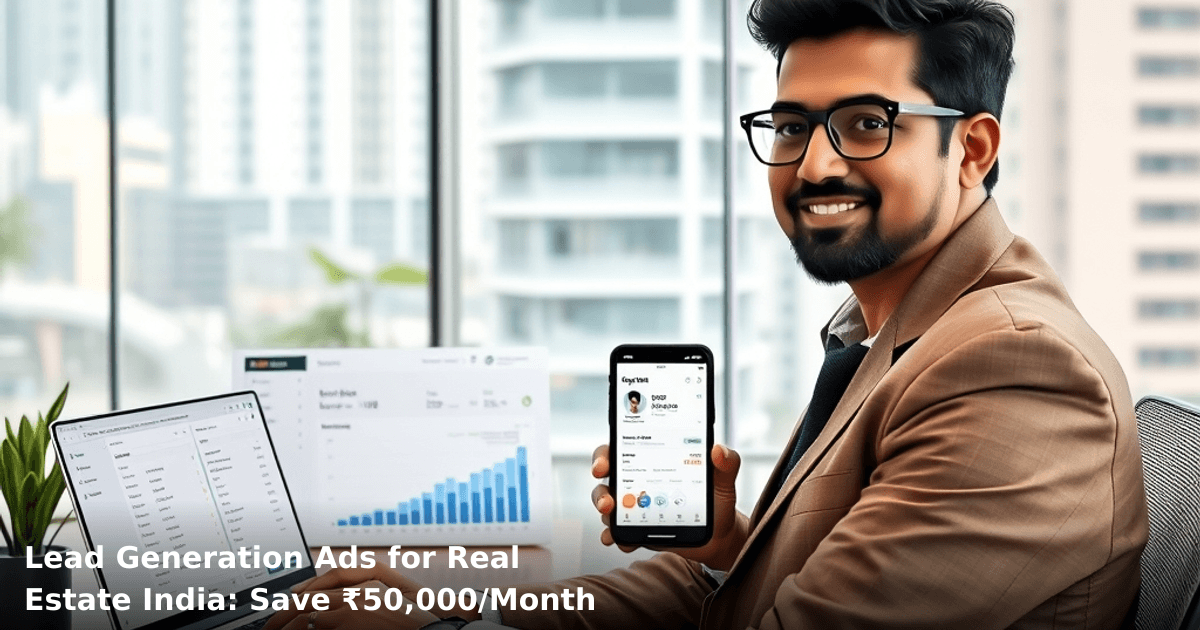 Lead Generation Ads for Real Estate India: Save ₹50,000/Month