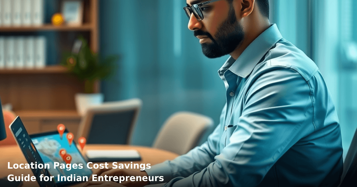Location Pages Cost Savings Guide for Indian Entrepreneurs