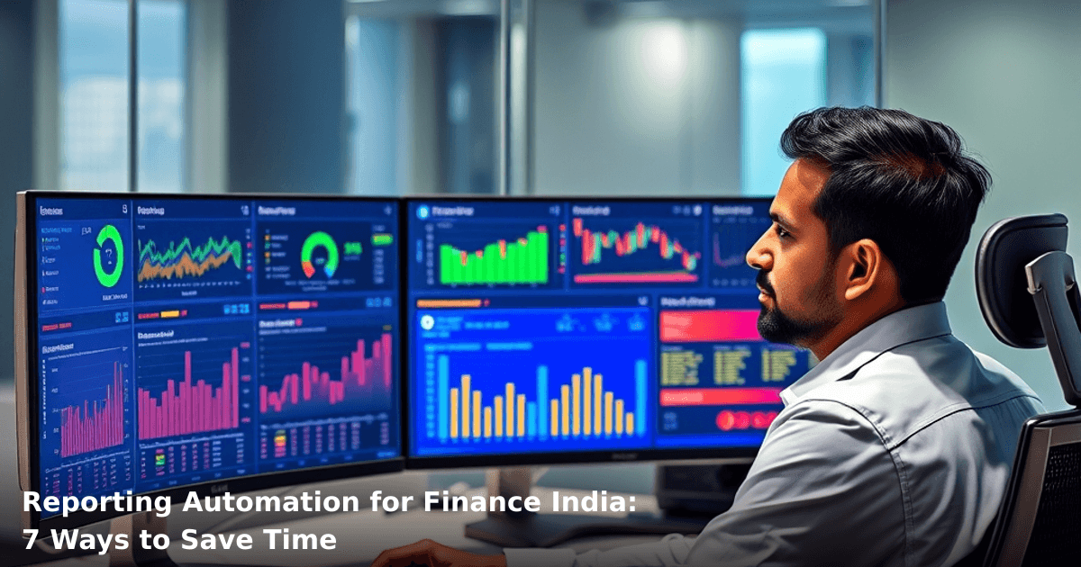 Reporting Automation for Finance India: 7 Ways to Save Time