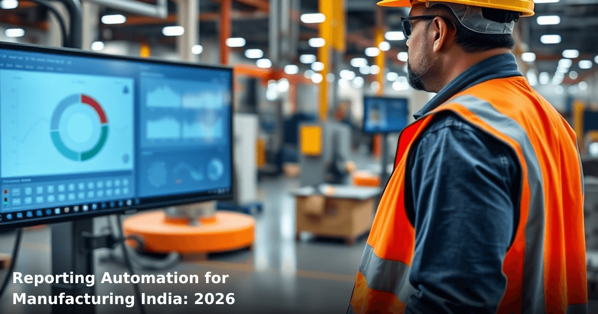 Reporting Automation for Manufacturing India: 2026