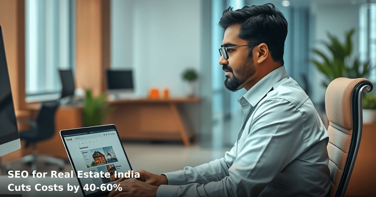 SEO for Real Estate India Cuts Costs by 40-60%