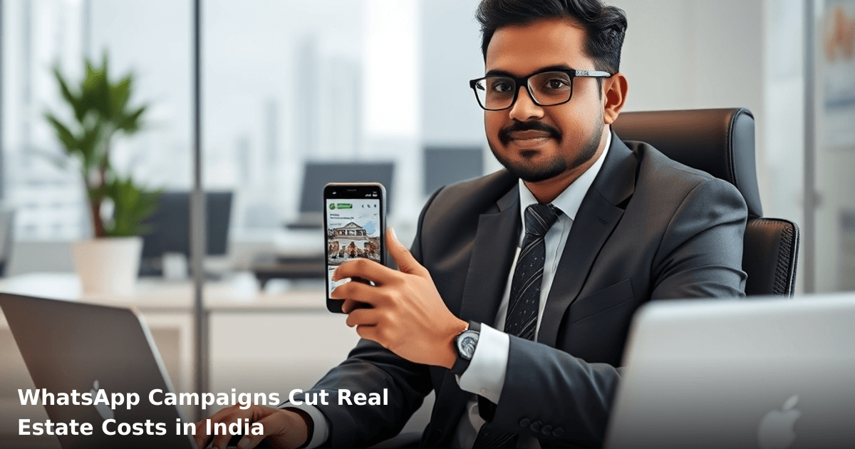 WhatsApp Campaigns Cut Real Estate Costs in India