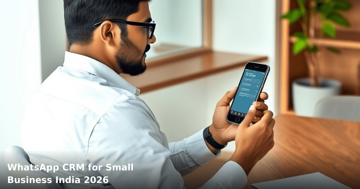WhatsApp CRM for Small Business India 2026