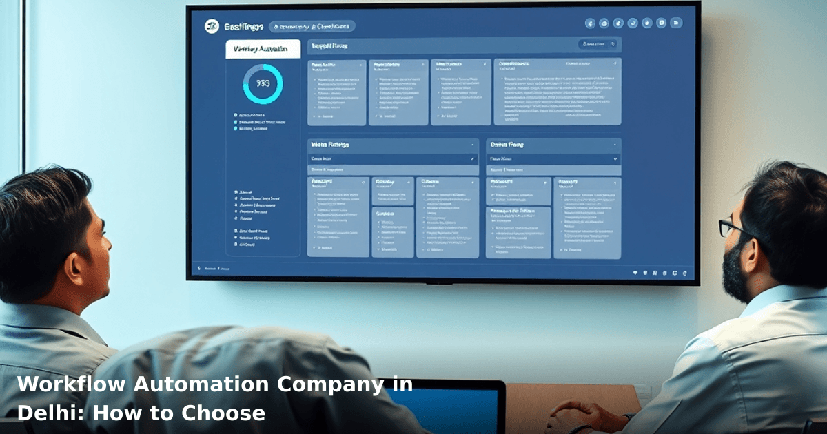 Workflow Automation Company in Delhi: How to Choose